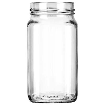 Βαζάκι γυάλινο 580ml (μεγάλο)