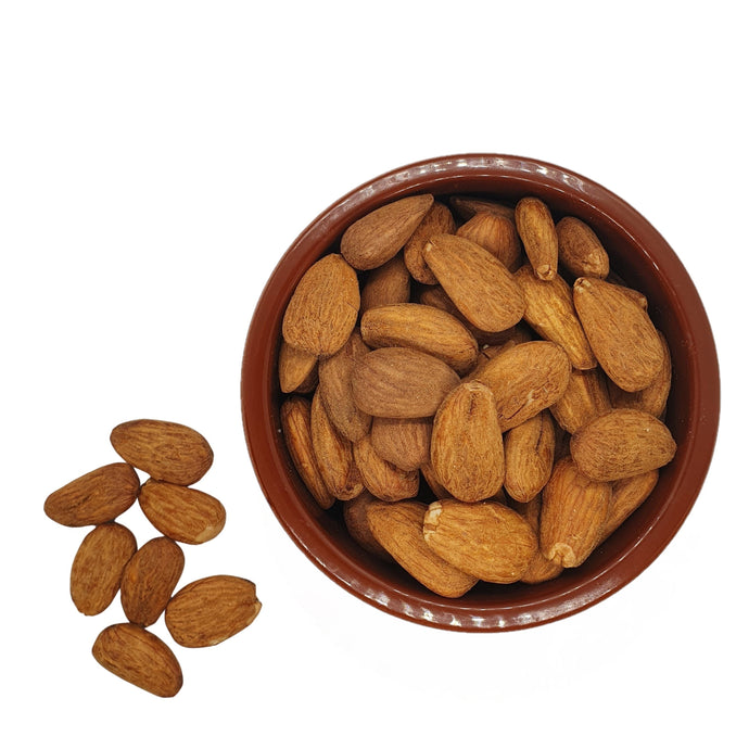 Baked almond without salt