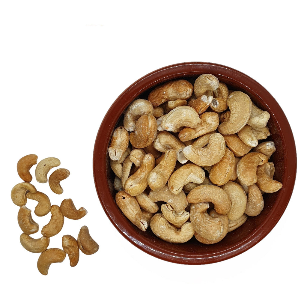 Cashews cooked without salt